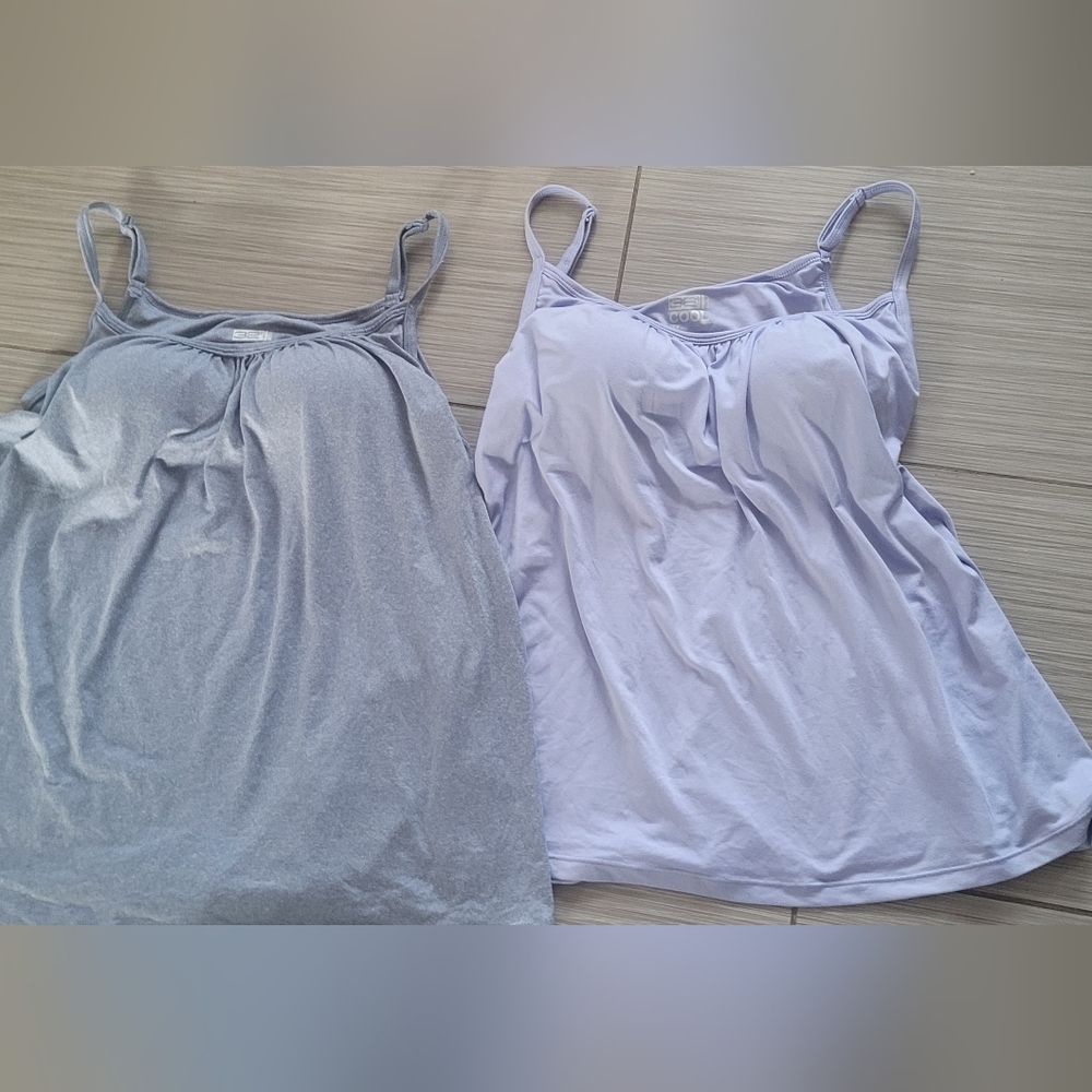 BE COOL Women's Tank Tops in Gray and Lavender